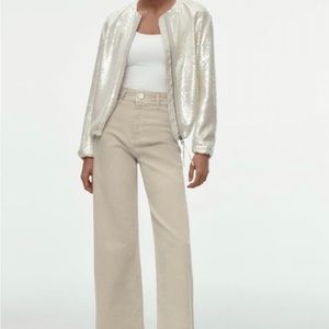 ZARA Marine Straight High Waist Jeans